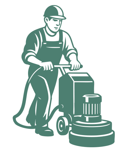 Beton Schuren Silhouetje