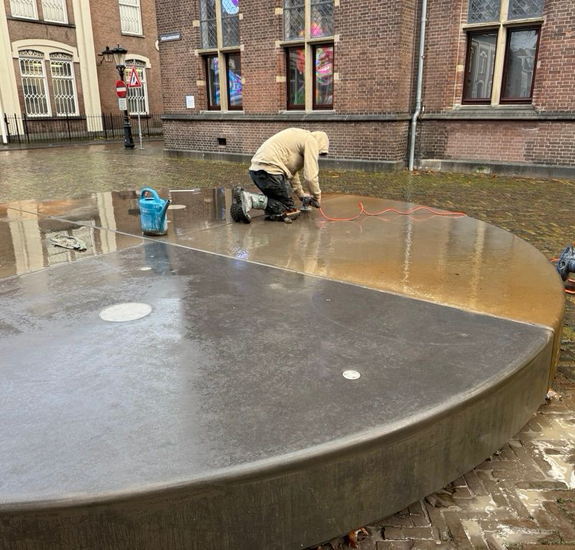 Plateau schuren Nijntje museum in Utrecht