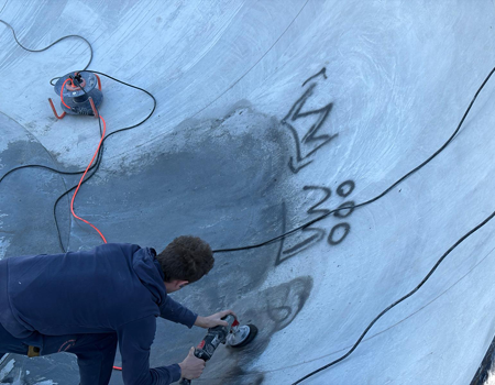 Beton schuren experts - Graffiti verwijderen