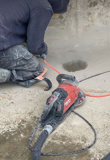 Beton schuren hand schuurmachine