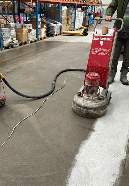 Beton schuren projecten - Distributiecentra