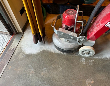 Beton schuren restaurant