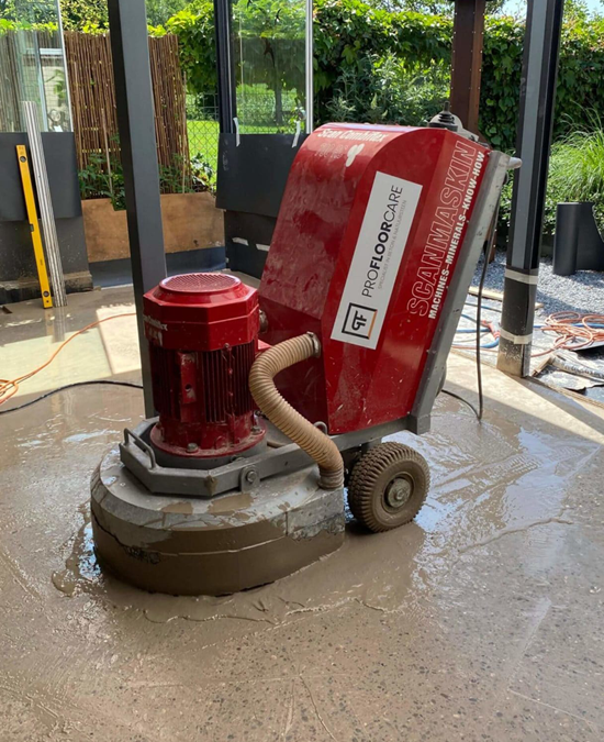 Beton schuren projecten - Woningen