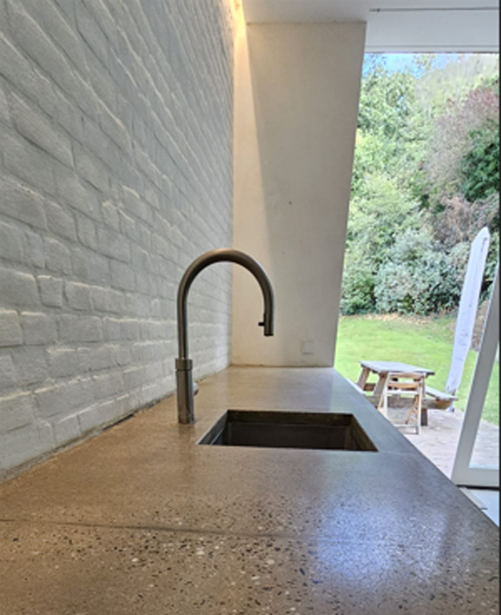 Beton schuren in woningen