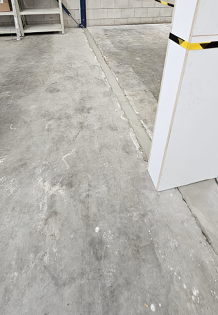 Herstellen van beton vloeren