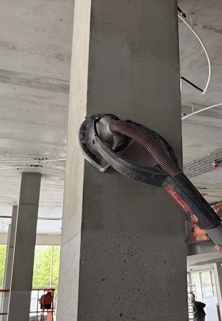 Uitstraling van beton afwerkingen