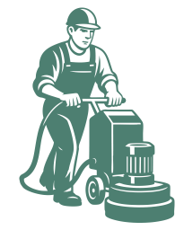 Beton Schuren Silhouetje