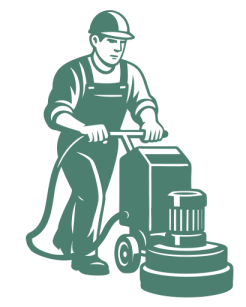 Beton Schuren Silhouetje